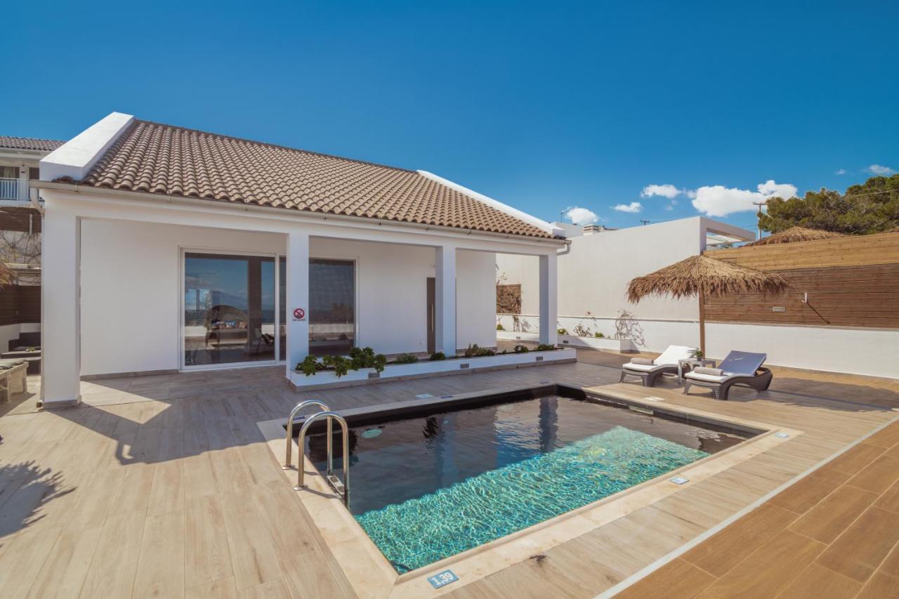 Luxury Villa Cavo Mare Thalassa With Private Pool & Jacuzzi Plános 外观 照片